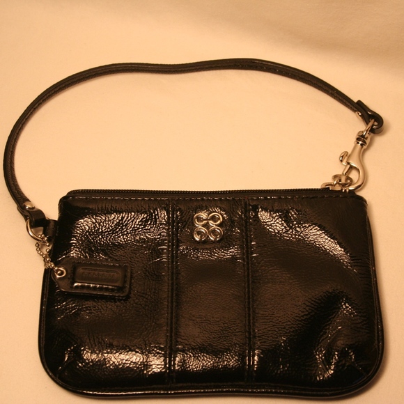 COACH black wristlet - Picture 1 of 6
